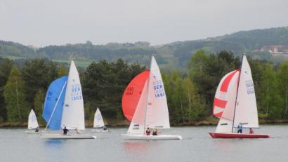 Bild: exb
Ansegeln am Brücklsee: Seit dem Jahr 2000 hat der Yachtclub Weiden dort sein Domizil.
