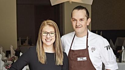 Bild: Gerd Krautbauer
Christine Hess und Michael Laus vom Soulfood in Auerbach wollen ihren Stern verteidigen.