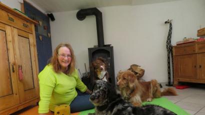 Bild: ubb
Die Hunde Lucky, Wilma und Rosa sind einfach zum Kuscheln - und sie haben einen Beruf.