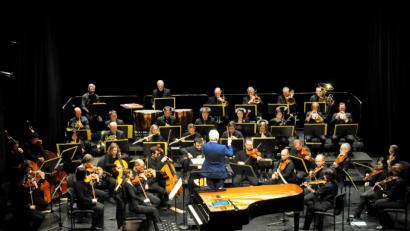 Bild: Stephan Huber
Über eine Stunde führten die Nürnberger Symphoniker zusammen mit Dirigent Howard Shelley die Realschüler aus der fünften Jahrgangsstufen durch die Welt des Orchesters.