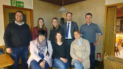 Bild: soj
Gut aufgstellt fühlen sich JU-Kreisvorsitzender Matthias Grundler, Sabina Eichner, Jasmin Bayer, Maximilian Rubenbauer, CSU-Vorsitzender Wolfgang Söllner (hinten, von links) sowie JU-Vorsitzende Antonia Ritter, Anna Ritter und stellvertretende JU-Vorsitzende Sonja Söllner (vorne, von links)