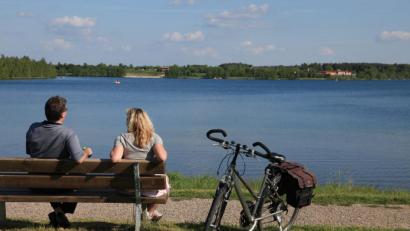 Bild: Gerhard Götz
Naturnähe und Ruhe, auch für Radler: Das soll am Murner See (Bild) künftig im Mittelpunkt stehen und damit ein Gegengewicht zum touristischen Angebot am Steinberger See bieten.