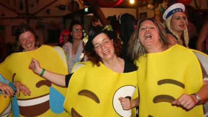 Bild: wro
Der geballte Auftritt der gelben Smileys war nicht zu übersehen.