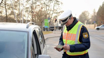 Bild: cls
140 Verkehrsteilnehmer kontrollierten die Beamten alleine am Unsinnigen Donnerstag.