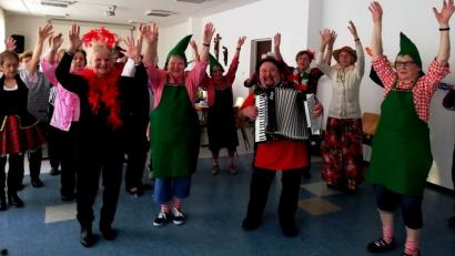 Bild: R. Kreuzer
Die Senioren feiern Fasching.