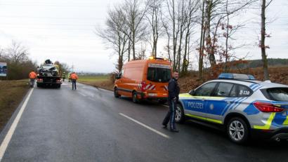 Archivbild: Porsche
Am Volvo des 25-Jährigen entstand Totalschaden. Der Wagen musste abgeschleppt werden.