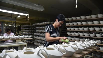 Bild: Stefan Puchner
Blick in das BHS-tabletop-Werk in Schönwald.