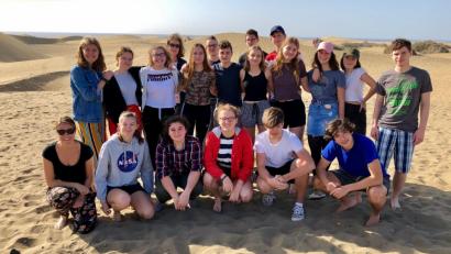 Bild: Kunz
In den Dünen von Maspalomas fühlen sich die Keplerianer pudelwohl.