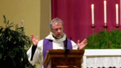 Bild: sck
Pfarrer Markus Wittal bei der Predigt