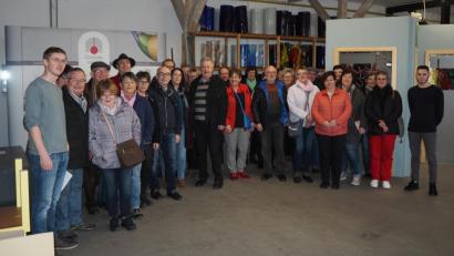 Bild: exb
Bei der Lamberts-Führung waren kürzlich 38 Teilnehmern dabei, der nächste Termin bei Lamberts ist am 3. April um 8 Uhr