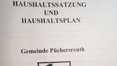 Bild: arw
Die Pro-Kopf-Verschuldung der Gemeinde beträgt bei 1592 Einwohnern in Püchersreuth genau 485,66 Euro.