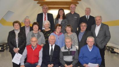 Bild: Kunz
Die DJK Weiden ehrt langjährige Mitglieder.