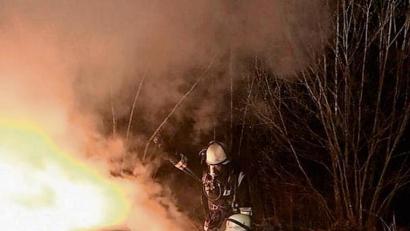 Bild: exb/Feuerwehr Höchstädt
Der Feuerwehr gelang es rasch, den Brand zu löschen.