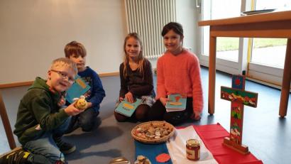 Bild: rn
Eien "handliche" Biene begleitet die Kinder nach Slowenien.