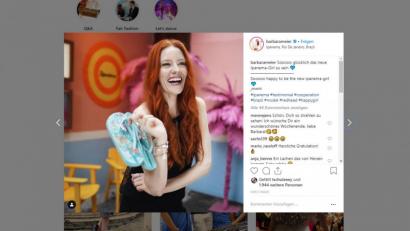 Screenshot: www.instagram.com/barbarameier/
Barbara Meier bei Instagram