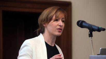 Dr. Caroline Hack sprach über „Ethische Konflikte in der klinischen Praxis: Zur Vielschichtigkeit von Bewertung“.