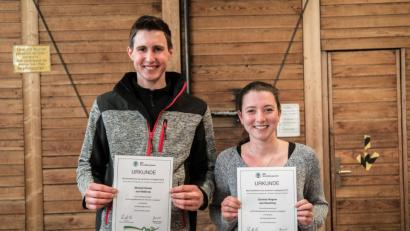 Bild: gld
Die besten Jungbauern der Oberpfalz: Siegerin Corinna Wagner aus Deuerling (Kreis Regensburg) und Michael Bierler aus Nabburg.