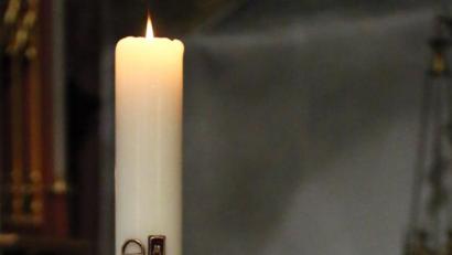 Bild: Hösamer
In der Stadtpfarrkirche erinnerte ein Foto an Michael Graf.