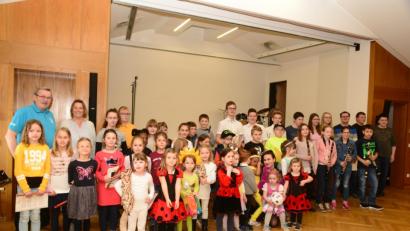 Bild: bey
38 Kinder kommen in den Genuss der Musikausbildung bei der Jugendblaskapelle Parkstein. Beim Vorspielnachmittag am Samstag zeigen die Kinder ihr in den letzten Monaten erlernte Können.