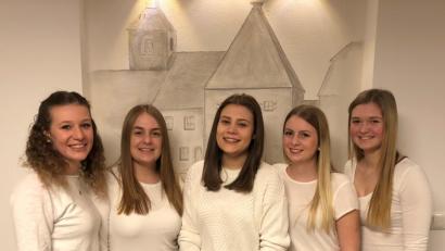 Bild: ibj
Der neue Vorstand der Mädchengruppe mit Vorsitzender Lea Götz, Maria Pienkny, Hannah Wagner, Laura Winkler und Lena Meier (von links).