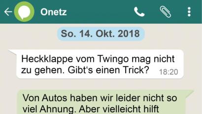 Bild: nt/az
Immer wieder erreichen unsere Onetz-Redaktion Nachrichten per Whatsapp, die eigentlich für jemand anderen bestimmt sind.