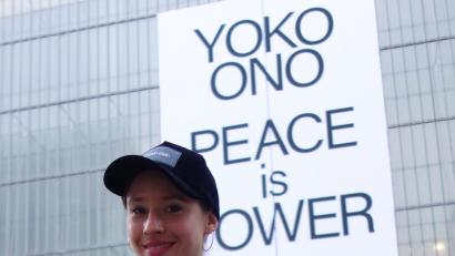 Bild: exb
Miriam Ferstl hat es geschafft. Ihre Kunst ist Teil der Ausstellung "Peace is Power" in Leipzig.