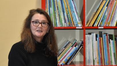 Bild: rgr
Gudrun Müller liest in der Stadtbücherei "St. Michael" aus ihren Novellen vor.