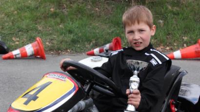 Bild: kro
Einen tollen zweiten Platz erfuhr sich in der Klasse 1 der siebenjährige Lokalmatador Ben Banczyk (MSC Tirschenreuth).,