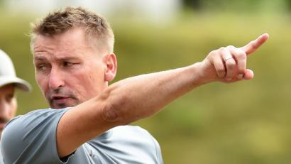 Bild: A. Schwarzmeier
Bernd Häuber kehrt an seine alte Wirkungsstätte zurück: Der Trainer des TSV Eslarn kennt seine frühere Mannschaft, die DJK Neustadt, in- und auswendig.