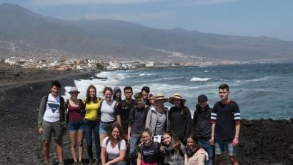 Bild: exb
Gregor-Mendel-Gymnasiasten auf Teneriffa. Das Austauschprogramm mit dem Colegio Alemán de Santa Cruz de Tenerife gibt es bereits seit 2013.