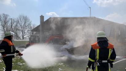 Bild: fph
Rund 100 Einsatzkräfte waren am Samstag in Marktredwitz-Rathaushütte im Einsatz.
