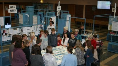 Bild: exb
Aufschlussreich war der Besuch der Ausstellung „Frieden machen“.