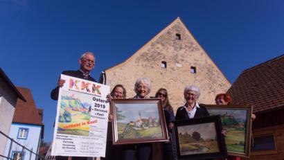 Bild: exb
Mitglieder der Gruppe „Kunterbunte Kastler Kunst“ laden ein zur Osterausstellung im Steinstadel (von links): Wolfgang Eger, Ira Hettmannsperger, Karin Eger, Christiane Bartl, Anna Maria Weiß und Mia Meyer.