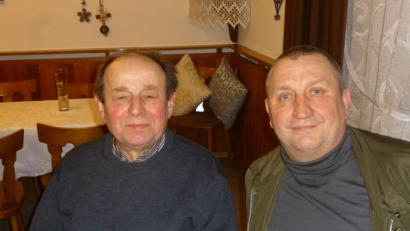 Bild: is
Jagdvorsteher Johann Reindl (links) und Pächter Norbert Ferstl.