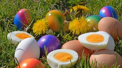 Bild: Gabi Schönberger
235 Eier pro Kopf verspeisten die Bundesbürger im Jahr 2018. Zu Ostern kommt vor allem die hart gekochte Variante auf den Tisch.