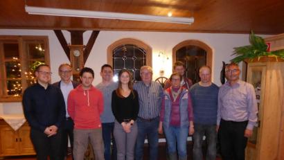 Bild: exb
Die Mitglieder des Vorstands der Teilnehmergemeinschaft Dorferneuerung Kondrau nach der Wahl im Gasthof Sommer.