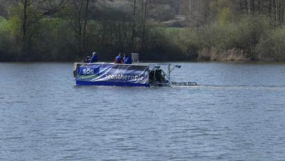 Bild: rn
Zwei Tage lang herrschte auf dem Rußweiher reger "Schiffsverkehr"