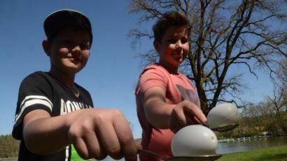 Bild: Kunz
Eierlaufen am Ostermontag beim Familientag.