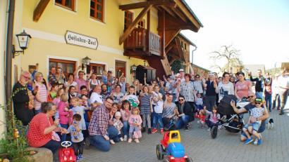 Bild: enz
Mehr als 150 Teilnehmer kamen zur Ostereierjagd des Fremdenverkehrsvereins Neualbenreuth-Sibyllenbad rund um Hardeck.