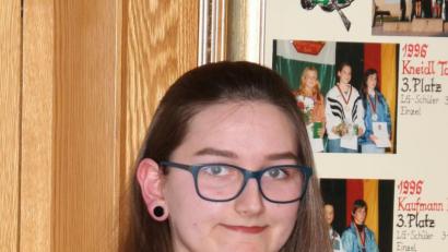 Bild: rpp
Maria Kausler berichtet viel Positives über die Jugend der Sportschützen.