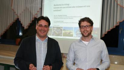 Bild: exb
Dr. Christian Glöckner (links) und Reinhold Scharf.