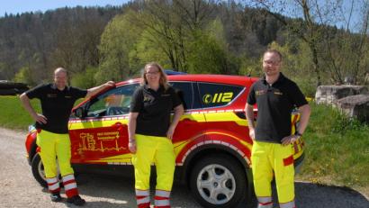 Bild: pop
Das neue Fahrzeug der First Responder erhält am Dienstag den kirchlichen Segen.