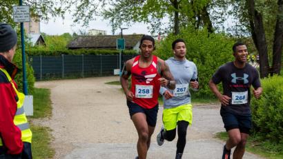 Bild: chl
Impressionen vom Amberger Halbmarathon.