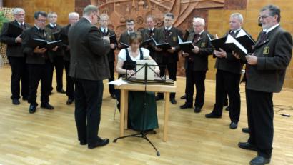 Bild: ksi
Der MGV "Gemütlichkeit Weihern" ist ebenfalls am Liederabend in Schwarzenfeld vertreten.