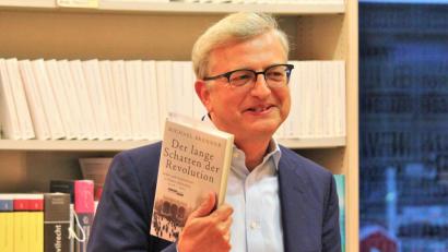 Bild: stg
Der Historiker Michael Brenner stellte in der Thalia-Buchhandlung Weiden seines neues Werk vor