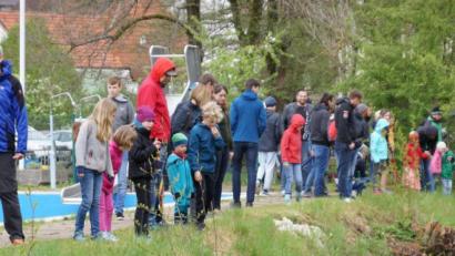 Bild: sre
Rennatmosphäre am Etzelbach.
