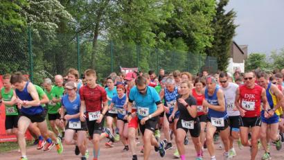 Bild: kro
Start eines OVL-Cup-Laufs in Mitterteich. Im Schnitt sind stets 250 bis 300 Läufer mit von der Partie.
