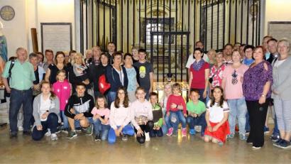 Bild: rgr
In der Kirche San Sebastiano entstand das Gruppenbild der Kolping-Romfahrer.