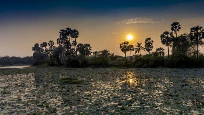 Bild: exb/Christian Höllerer
Abendstimmung in Indien.