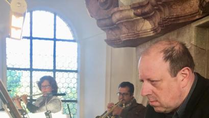 Bild: mab
Garanten für qualitative Beiträge beim „Geistlichen Abendkonzert“ waren Karin Schafberger, Jürgen Probst und Michael Koch (von links).